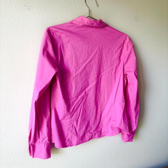 Liz Claiborne Petites Pink Button Shirt Women's Medium - Picture 2 of 4